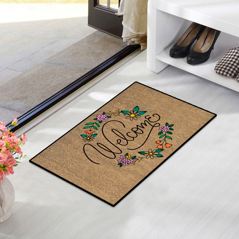Welcome Mat Front Door Outdoor Entrance Non-slip Mat