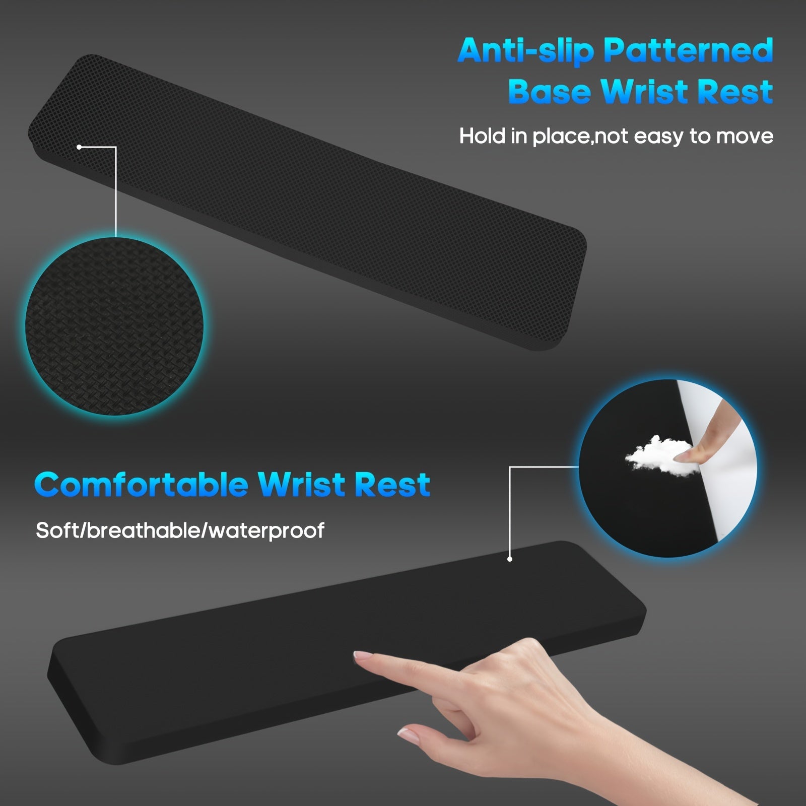 Ergonomic Keyboard Stand with Wrist Rest for Desk
