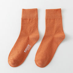 Cotton Ribbed Candy Colour Socks