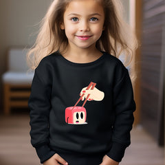 Funny Painting Graphic Sweatshirt Kids Clothes Christmas Gift
