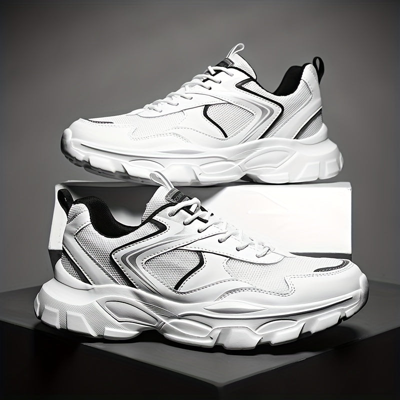 Men's Breathable Mesh Chunky Sneaker Wear-resistant Casual Shoes