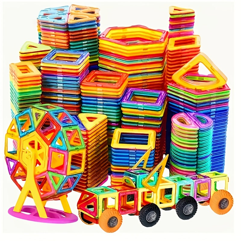 Magnetic Building Blocks Set Large Size Creative Construction Toys