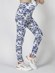 Floral Print Skinny Stretchy Leggings High Waist Yoga Leggings