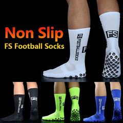 Thick Padded Football Socks Non-slip Bottom Breathable Crew Training Socks