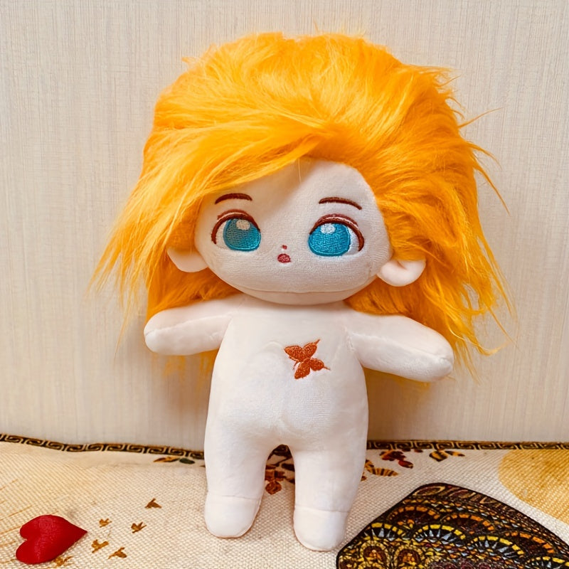 Multicolored Hair Plush Cartoon Doll - Birthday Gift