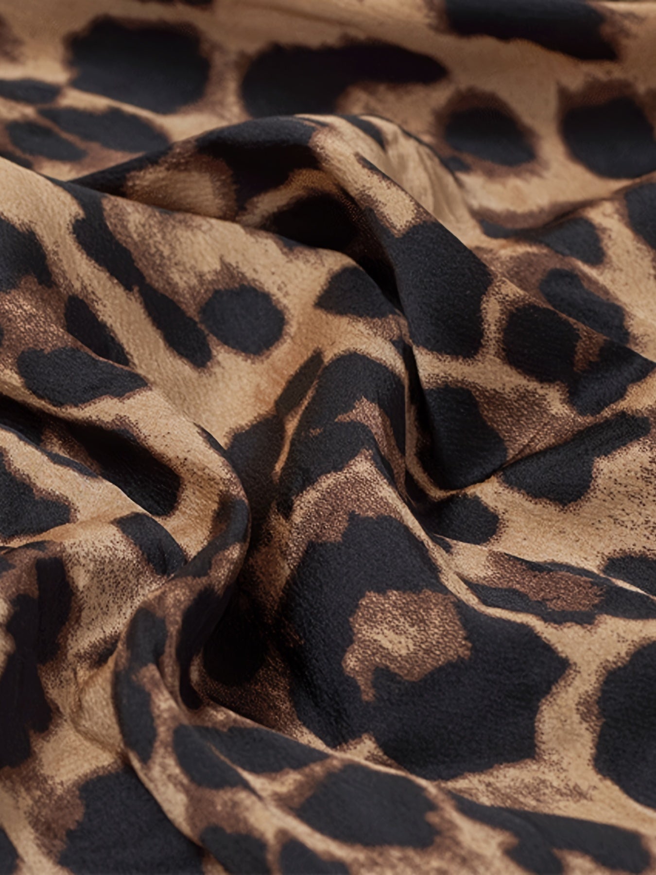Leopard Print High Rise Maxi Skirt