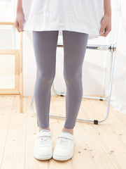 Girls Stretch Soft Leggings Elastic Waist Slim Tight Pants Kids