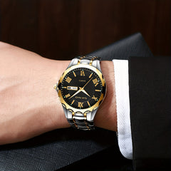 Men's Classic Pointer Scale Quartz Watch