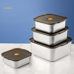 304 Stainless Steel Large Capacity Lunch Box with Lid for Teenagers and Workers