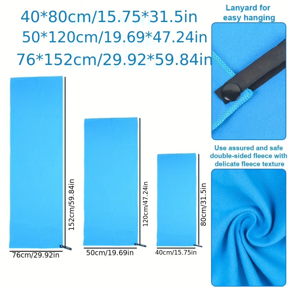 Microfiber Quick Drying Pocket Towel for Swimming Gym Yoga