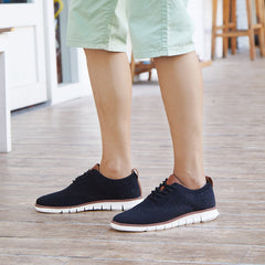 Men's Breathable Mesh Casual Oxford Shoes