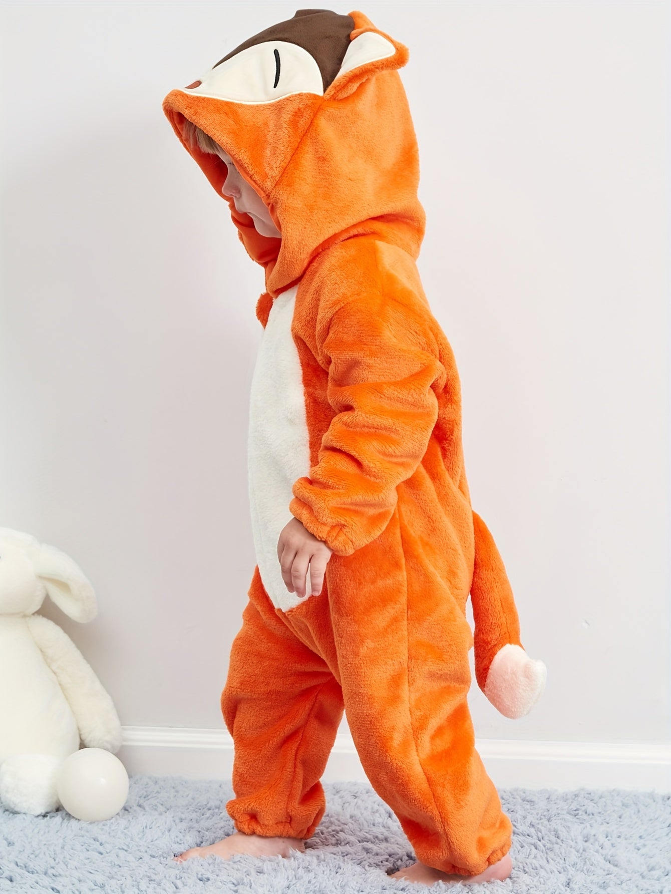 Baby Animal Onesies Hooded Zipper Homewear Halloween Pajamas