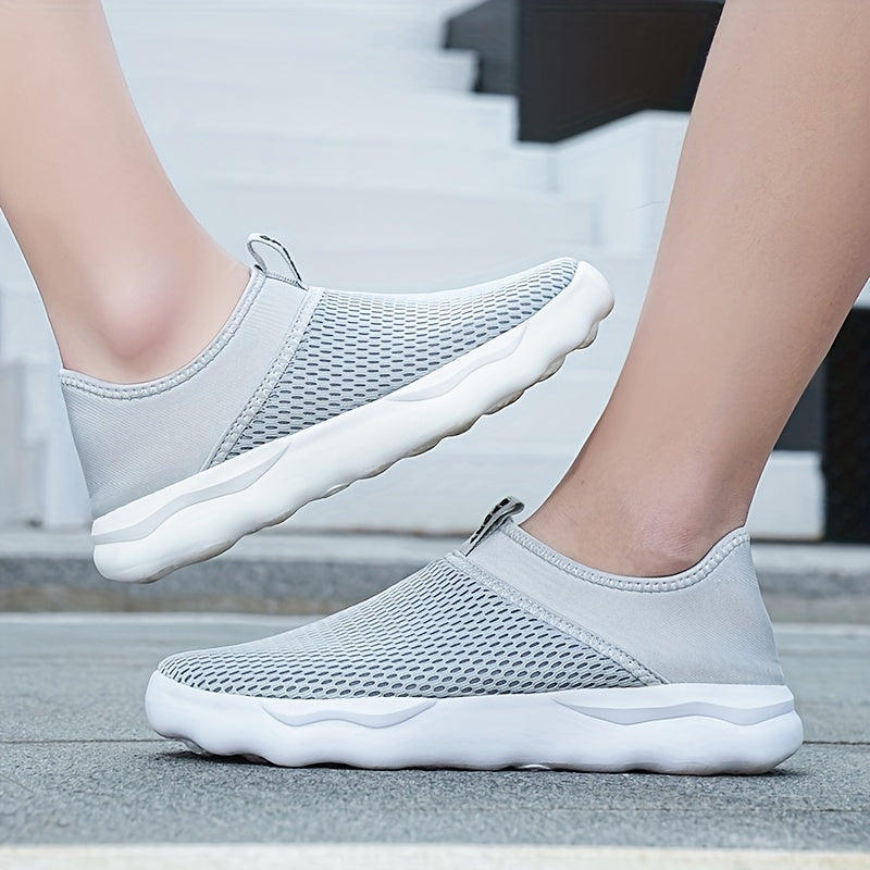 Women's Breathable Mesh Sneakers Lightweight Slip On Shoes