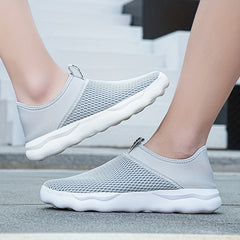 Women's Breathable Mesh Sneakers Lightweight Slip On Shoes