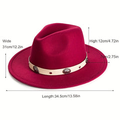 Big Brim Jazz Hat Men's Top Hat