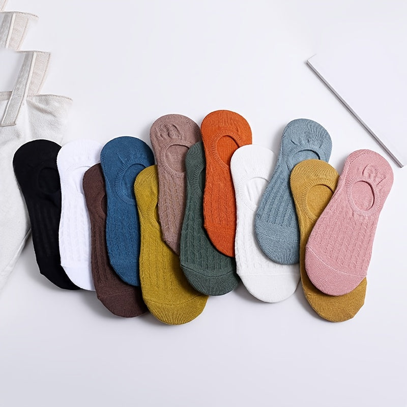 12 Pairs Breathable Low Cut Ankle Socks Women's Stocking