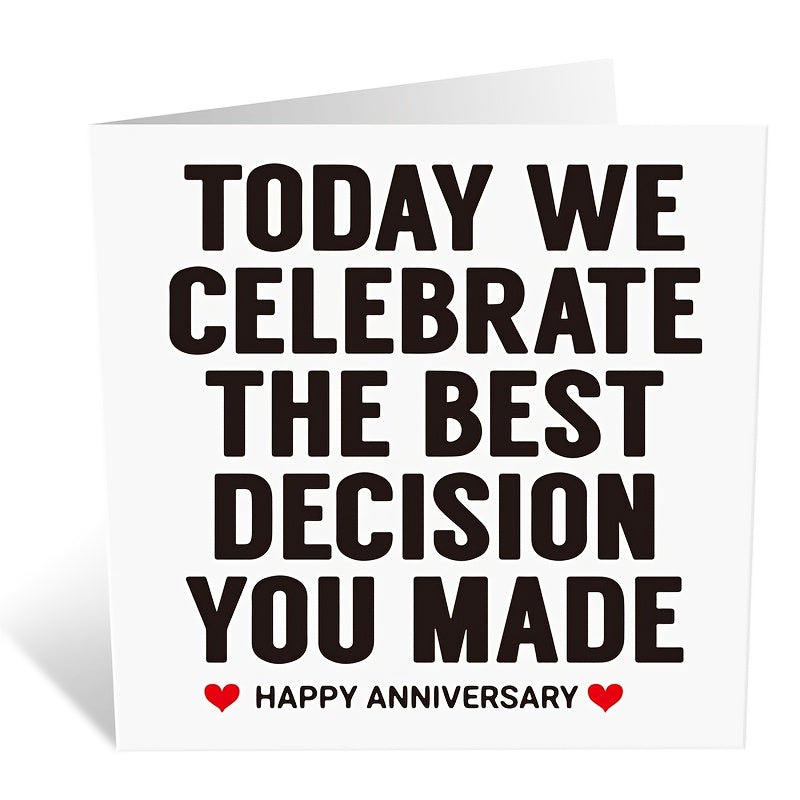Anniversary Card For Husband/Wife I Love You Gift Happy Wedding Anniversary Card