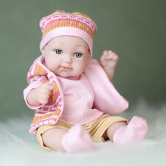 Anime 11 Inch Baby Doll Set Pink Outfit Knit Accessories for Ages 3