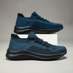 Men's Breathable Knit Sneakers for Running