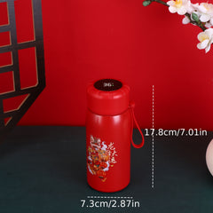 400ml Insulated Water Cup with Temperature Display Stainless Steel