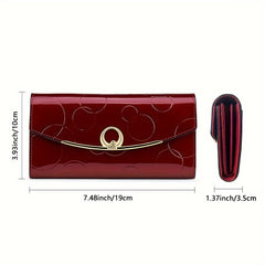 Marlekarida Large Capacity Tri Fold Women'S Wallet