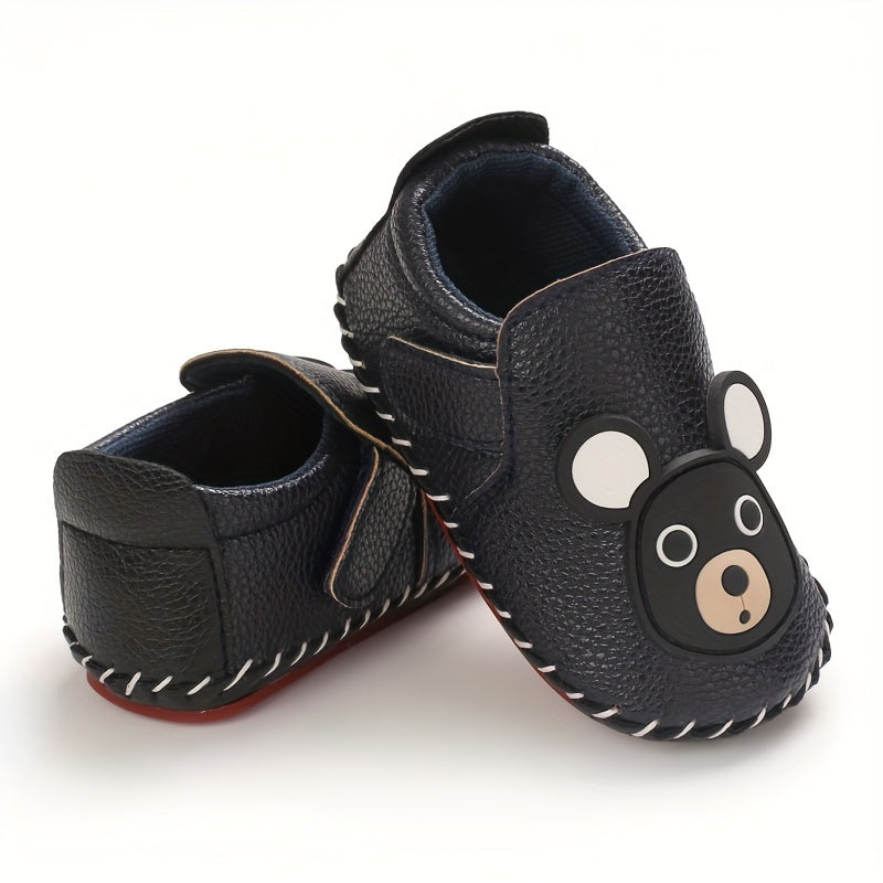 Cartoon Sneakers for Baby Boys Lightweight Non Slip Shoes