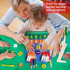 Math Games for Toddlers Learning Numbers Felt Board with Counters