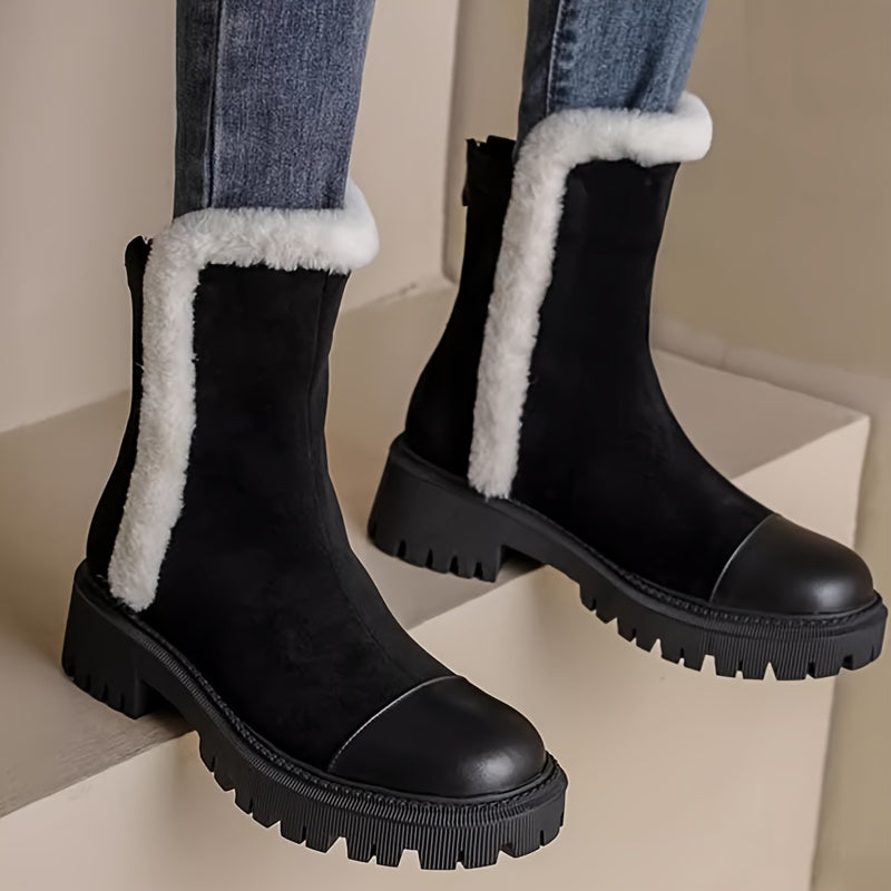 Winter Plush Snow Boots Anti Slip Warm Boots Women's