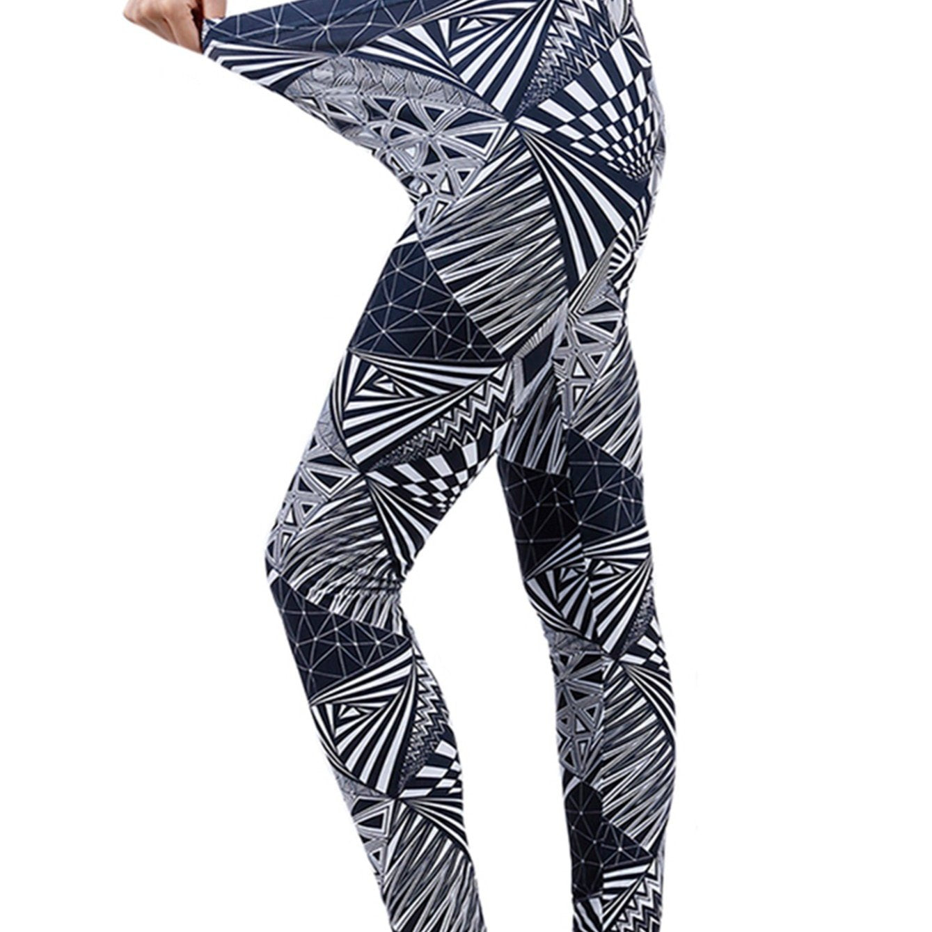 Geometric Print Cropped Comfortable Pants