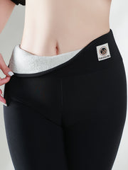 High Waist Fleece Liner Yoga Pants