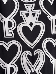 Girls Letter & Heart Graphic Sweatpants Elastic Waist Casual Sport Jogger Pants