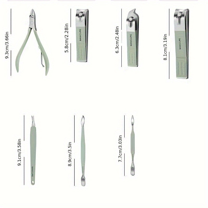 Nail Clipper Set for Women Men Pedicure Groove XX9195