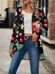 Christmas Cardigan Women's Graphic Print Cardigan