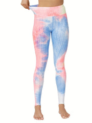 Tie Dye Yoga Leggings Women Fitness Running Gym Active Pants
