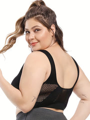 3 Pack Plus Size Women's Sports Bra Set