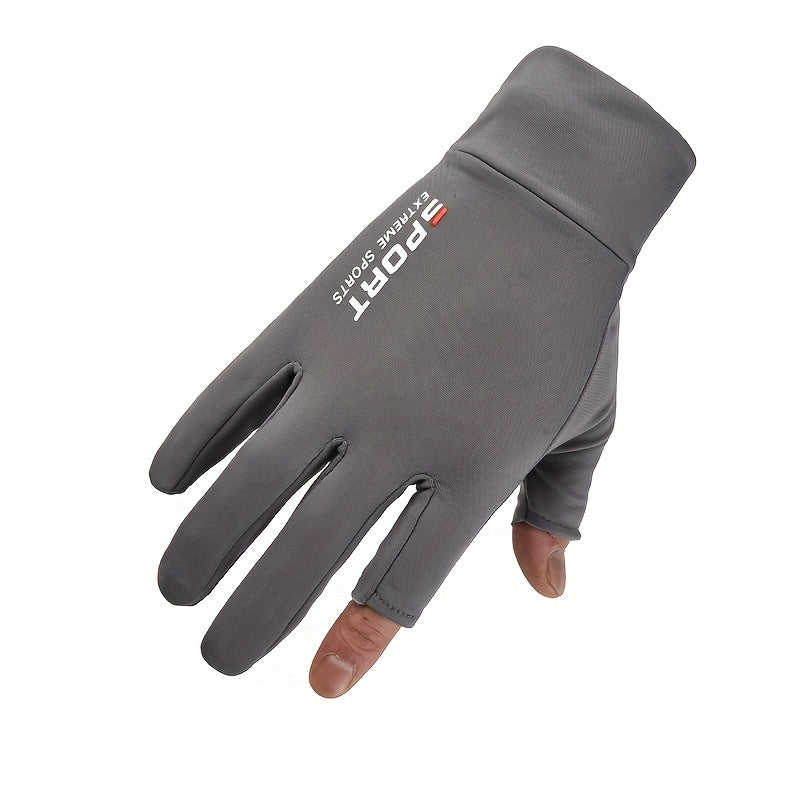 Summer Anti slip Cycling Gloves Thin Half Finger Gloves