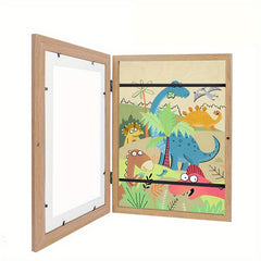 A4 Children's Art Frame Front Opening 3D Picture Display