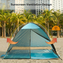 Automatic Waterproof Camping Tent for Hiking and Backpacking