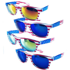 American Flag Party Sunglasses, Set of 4