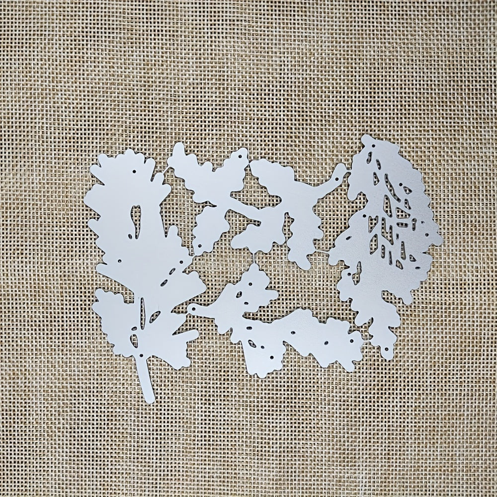 Leaves Set Frame Metal Cutting Dies Scrapbooking Silvery Carbon Steel Embossing