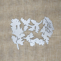 Leaves Set Frame Metal Cutting Dies Scrapbooking Silvery Carbon Steel Embossing