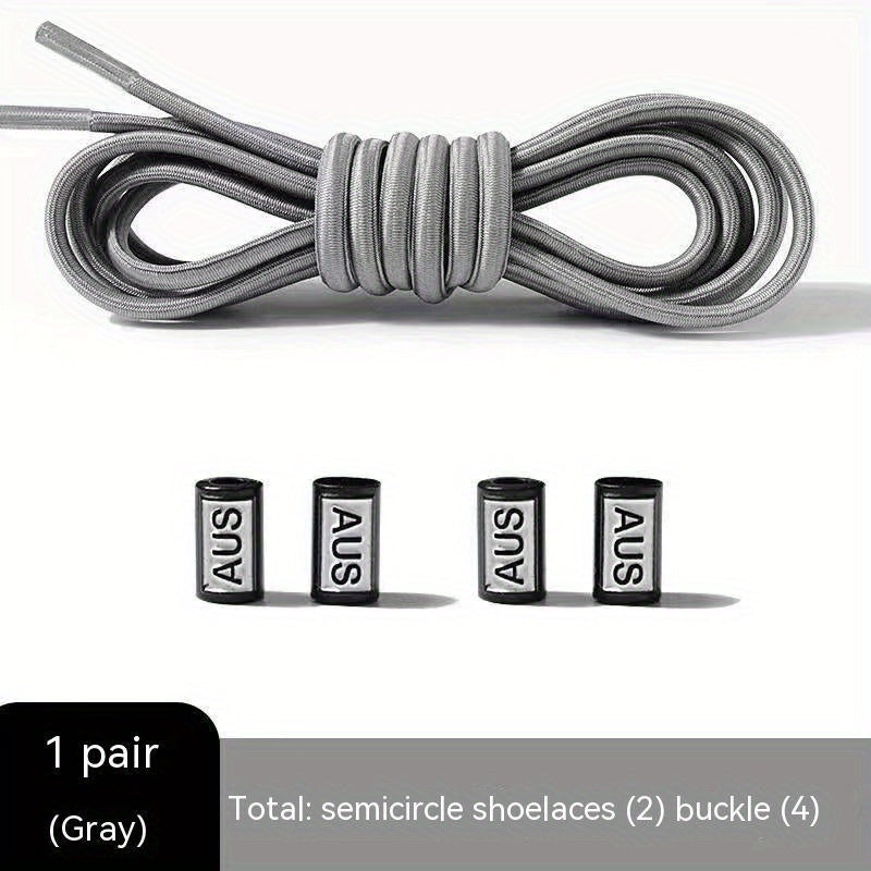 No Tie Shoelaces 39 4IN Elastic - Fits All Adults & Kids