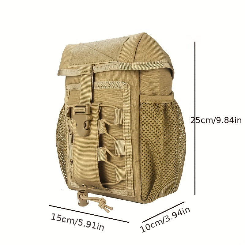 Bicycle Front Frame Bag with Tactical Molle Pouch