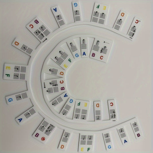 88 Key Piano Keyboard Note Labels for Beginners