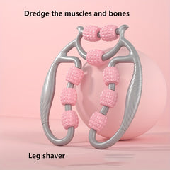 Yoga Massage Roller Leg Stretching Device for Muscle Relaxation & Body Shaping