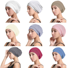 Night Cap Sleep Hat Beanie Bonnet Hair Cover Lightweight Cap