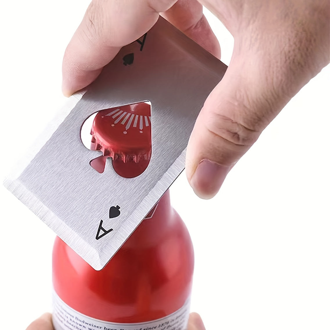 6pcs Card Shaped Beer Opener Poker Bottle Opener