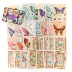 60pcs Vintage Scrapbook Paper Retro Scrapbooking Supplies Planner Journaling