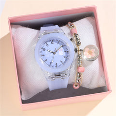 Girl Luminous Silicone Watch Bracelet