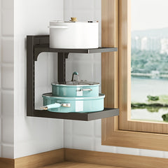 Adjustable Pot Lid Rack Cookware Holders Organizer